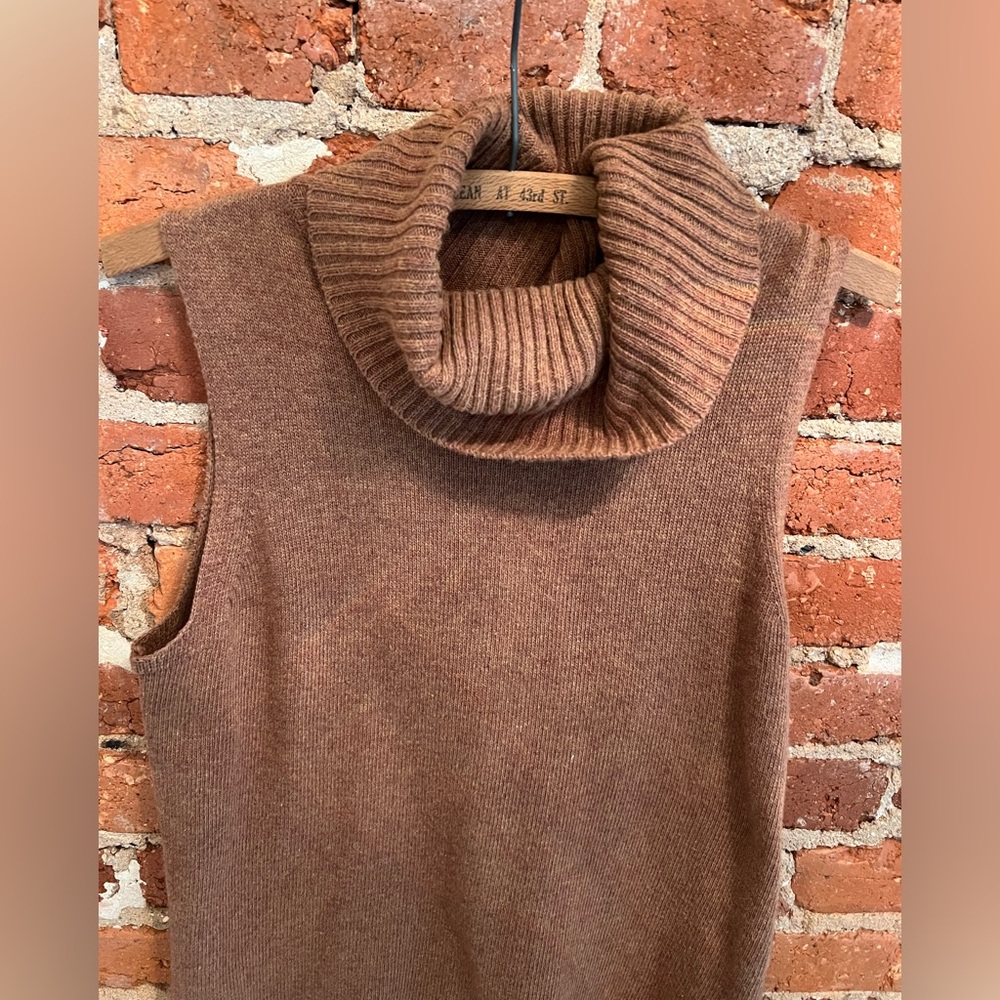 J. Crew Sleeveless Turtleneck Sweater - Picture 2 of 6